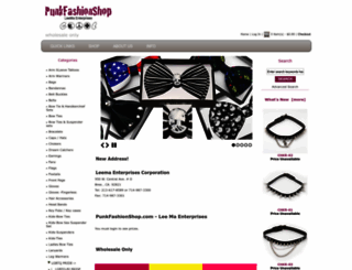 punkfashionshop.com screenshot