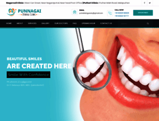 punnagaidental.com screenshot