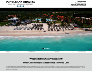 puntacanaprincess.com screenshot