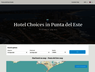 puntadeleste-hotels.com screenshot