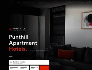 punthill-apartments.com.au screenshot