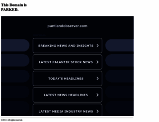 puntlandobserver.com screenshot