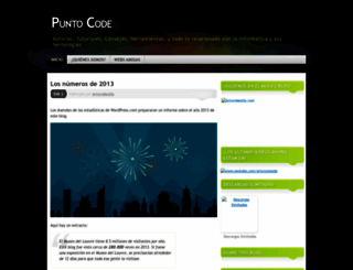 puntocode.wordpress.com screenshot