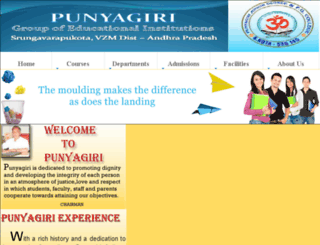 punyagiri.org screenshot