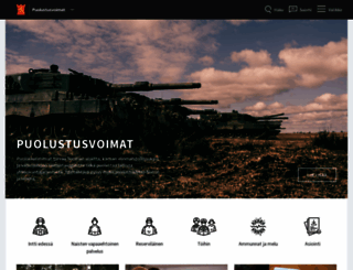 puolustusvoimat.fi screenshot