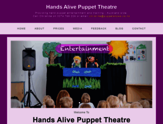 puppetshows.co.nz screenshot