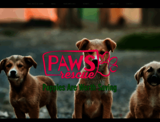 puppiesareworthsaving.com screenshot