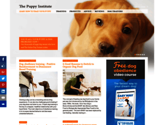 puppyinstitute.com screenshot