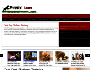 puppylearn.com screenshot