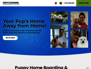 puppysparadisehomeboarding.com screenshot