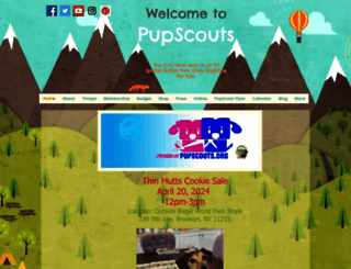 pupscouts.org screenshot