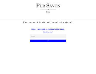 pur-savon.fr screenshot