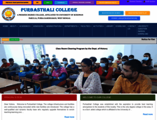 purbasthalicollege.com screenshot