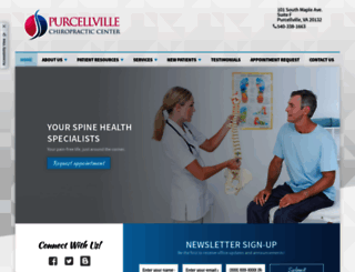 purcellvillechiropractic.com screenshot