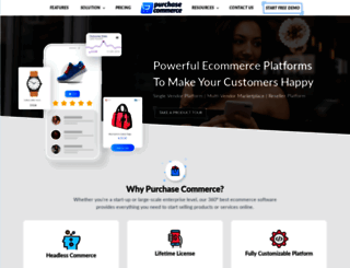 purchasecommerce.com screenshot