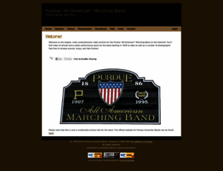 purdueband.com screenshot