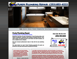 purdyplumbing.com screenshot