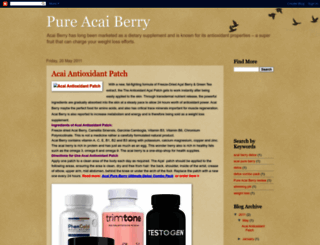 pure-acai-berry-online.blogspot.com screenshot