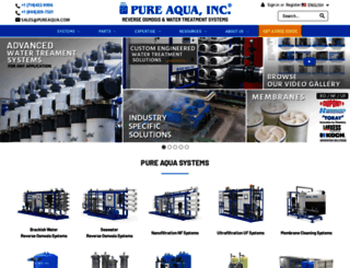 pure-aqua.com screenshot