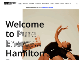 pure-energydance.com screenshot