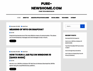 pure-newshome.com screenshot