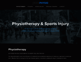 pure-physio.co.uk screenshot