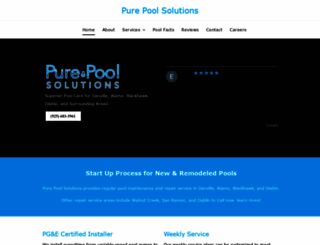pure-pool-solutions.com screenshot