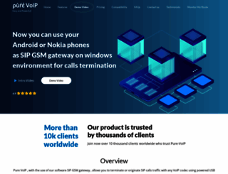 pure-voip.com screenshot