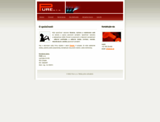 pure.sk screenshot