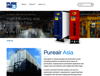 pureair-asia.com screenshot