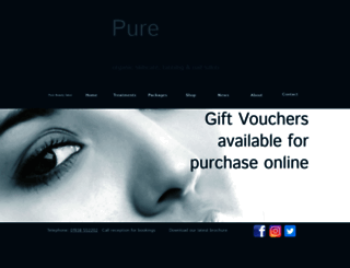 purebeauty-salon.com screenshot