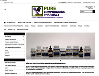 purecompoundingpharmacy.com screenshot