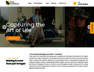 purecreationsstudio.com screenshot