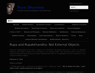 puredhamma.net screenshot