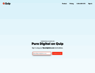 puredigitalco.quip.com screenshot