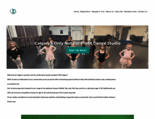 pureenergydancefoundation.com screenshot
