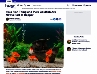 puregoldfish.com screenshot