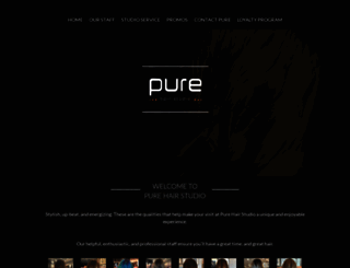 purehairstudio.ca screenshot