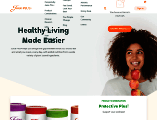 purehealth.juiceplus.com screenshot