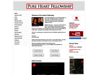 pureheartfellowship.org screenshot