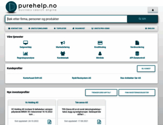 purehelp.no screenshot
