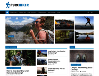 purehiker.com screenshot
