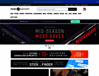 purehockey.com screenshot