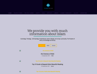 pureislam.org screenshot