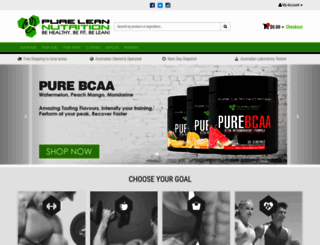 pureleannutrition.com screenshot