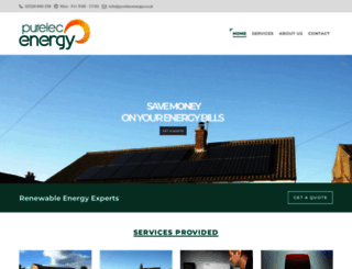 purelecenergy.co.uk screenshot
