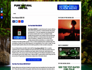 purenaturalcbdoil.com screenshot