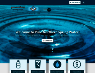 purenorthernspringwater.com screenshot