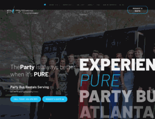 purepartybus.com screenshot