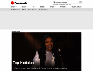 purepeople.com.br screenshot